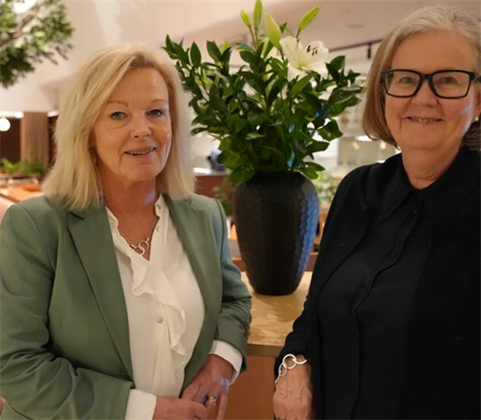 Cecilia Fahlberg och Åsa Kjellberg Kahn.